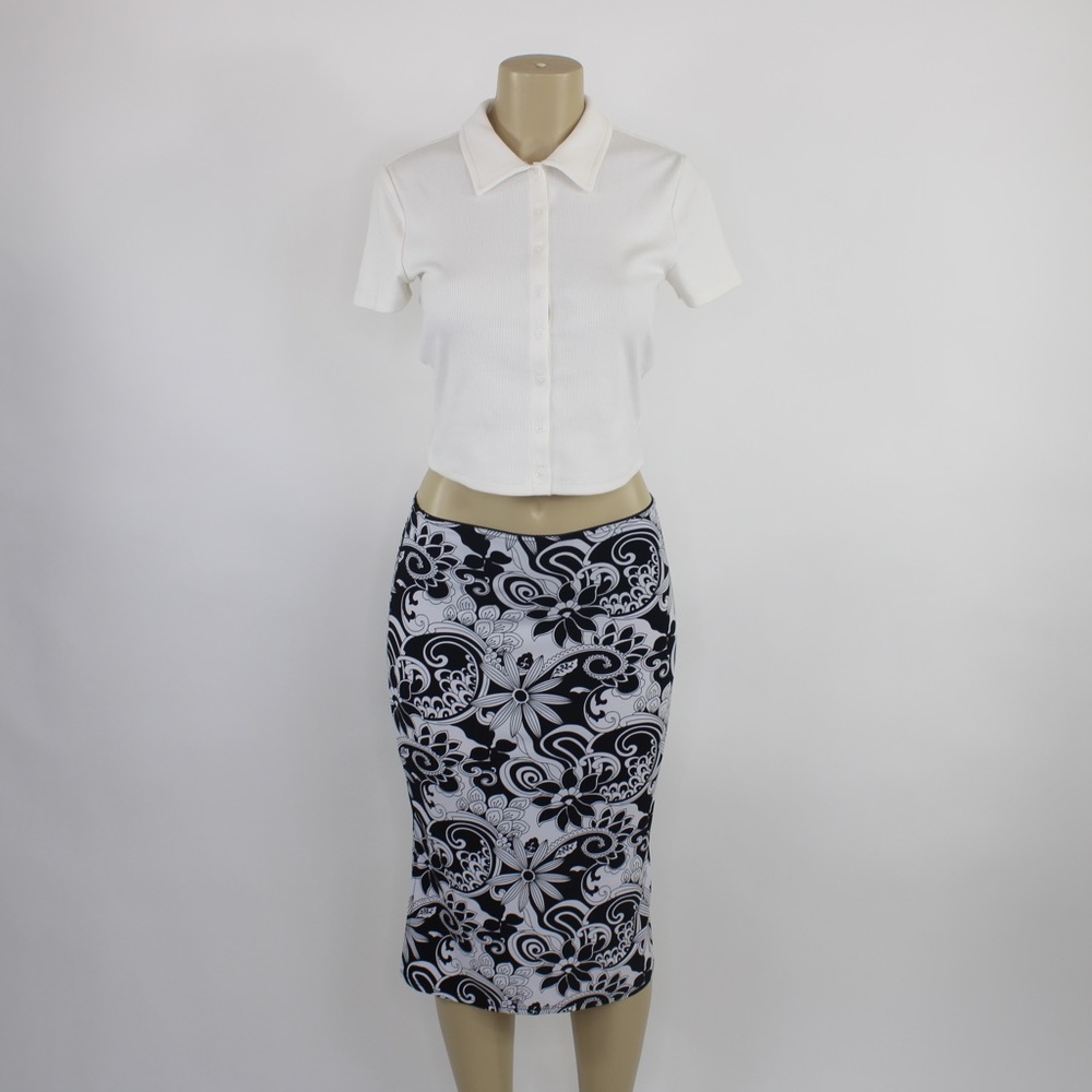 90s Vintage Cato Girls y2k floral mini skirt
